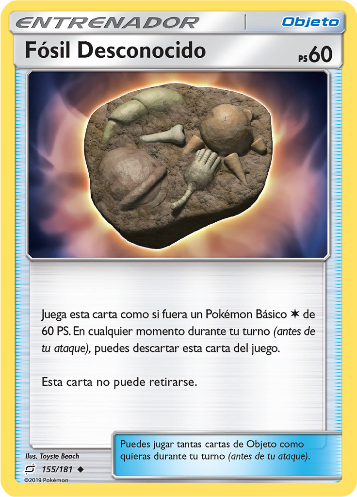 Fósil Desconocido (Reverse Holo)