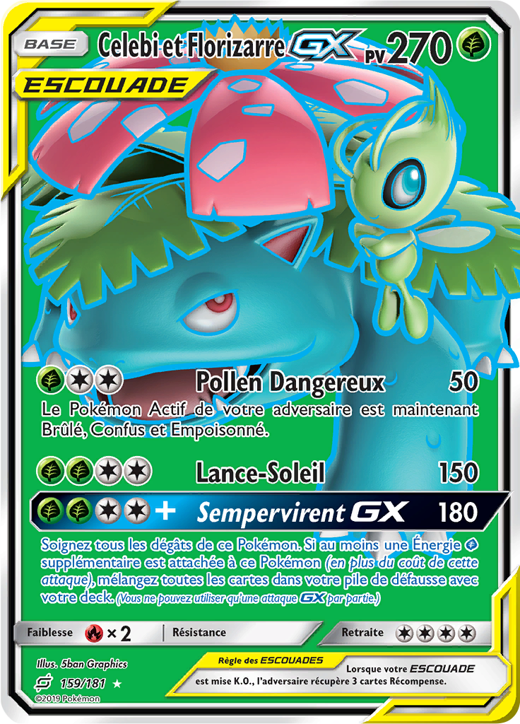 Celebi et Florizarre GX