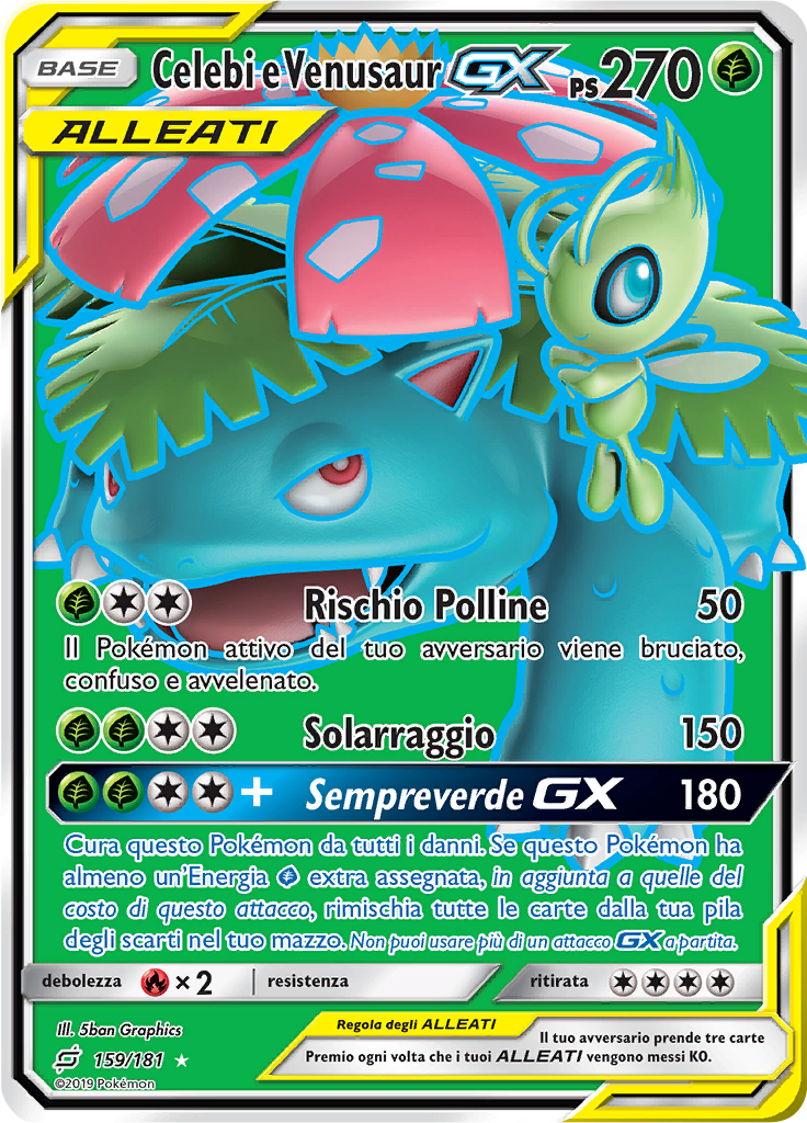 Celebi e Venusaur GX