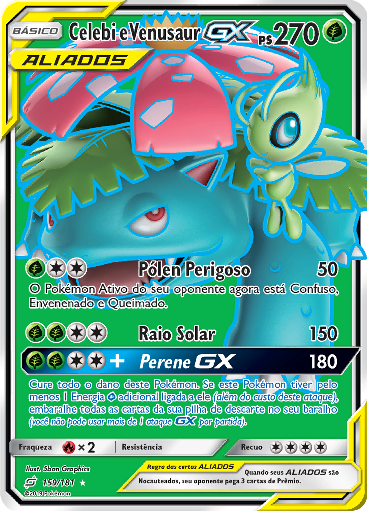 Celebi e Venusaur GX