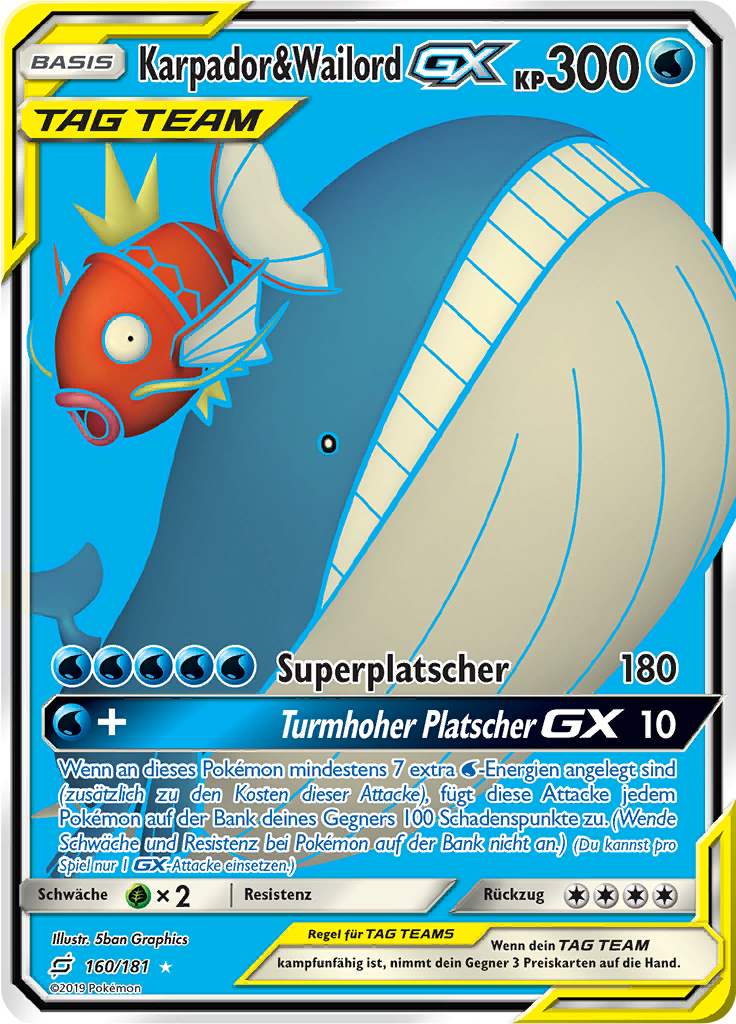 Karpador & Wailord GX