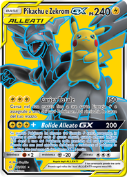 Pikachu e Zekrom GX