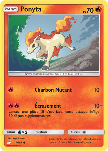 Ponyta (Reverse Holo)