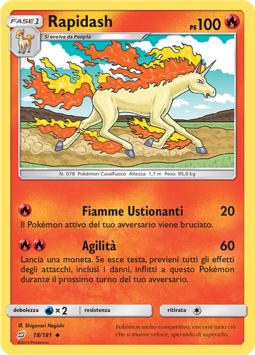 Rapidash (Reverse Holo)