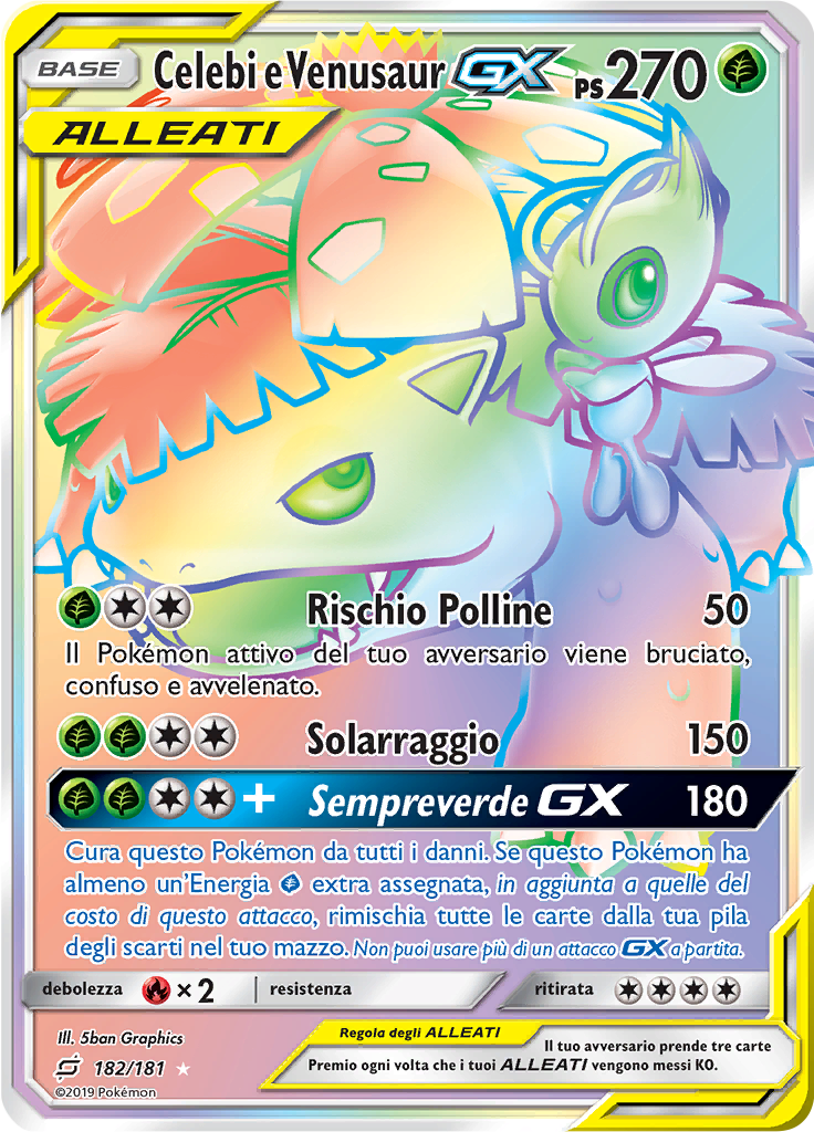Celebi e Venusaur GX
