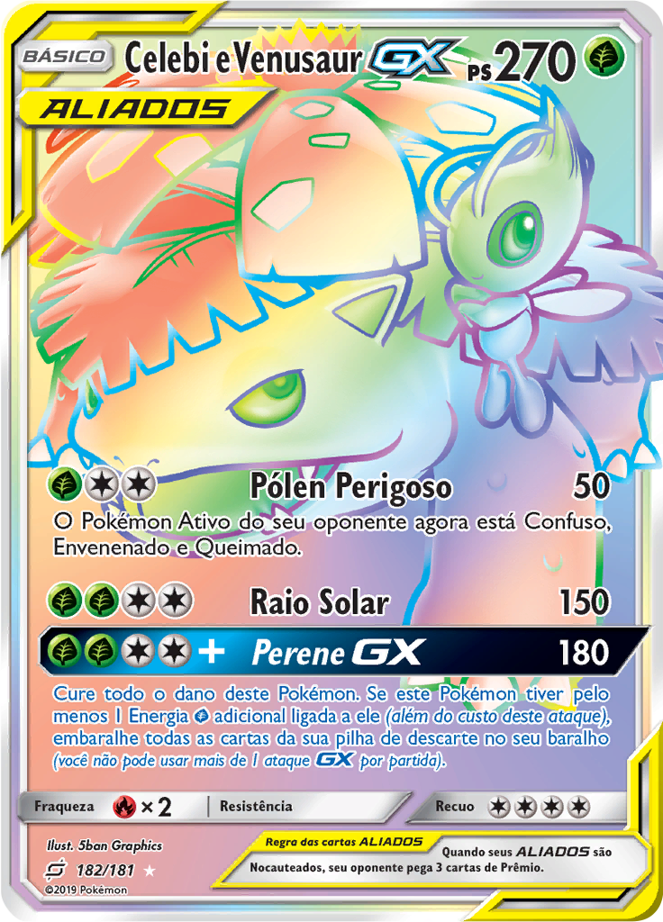 Celebi e Venusaur GX