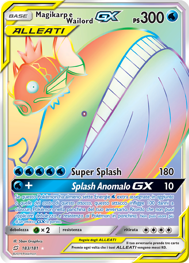 Magikarp e Wailord GX