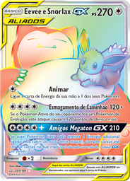 Eevee e Snorlax GX