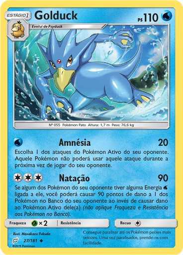 Golduck (Reverse Holo)