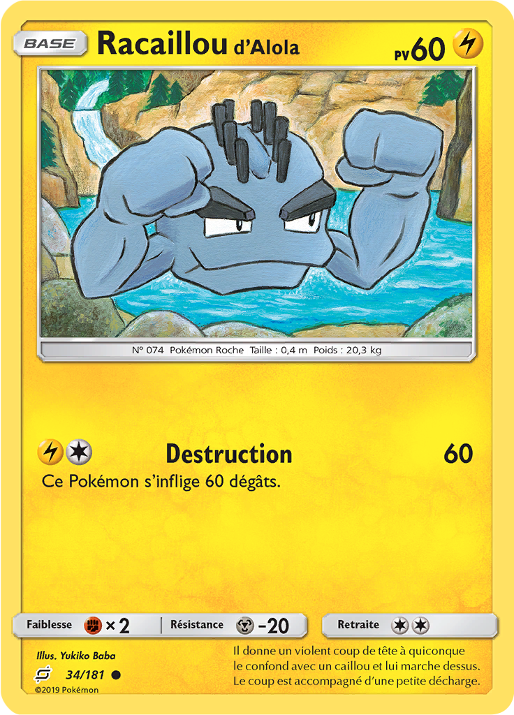 Racaillou d’Alola (Reverse Holo)