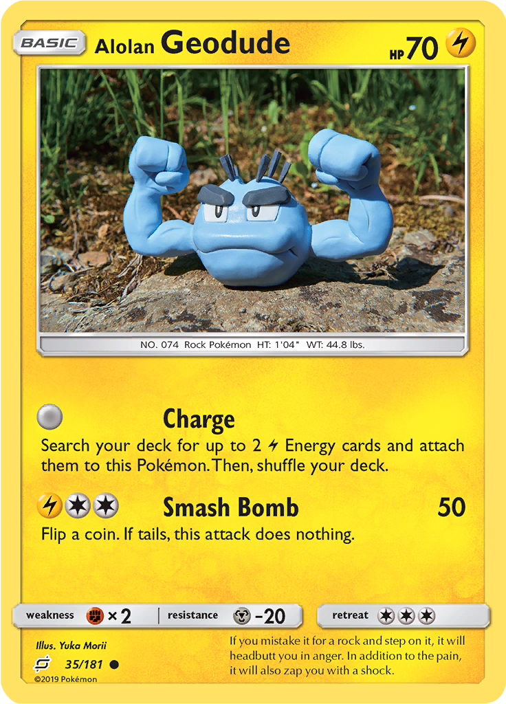 Alolan Geodude (Reverse Holo)