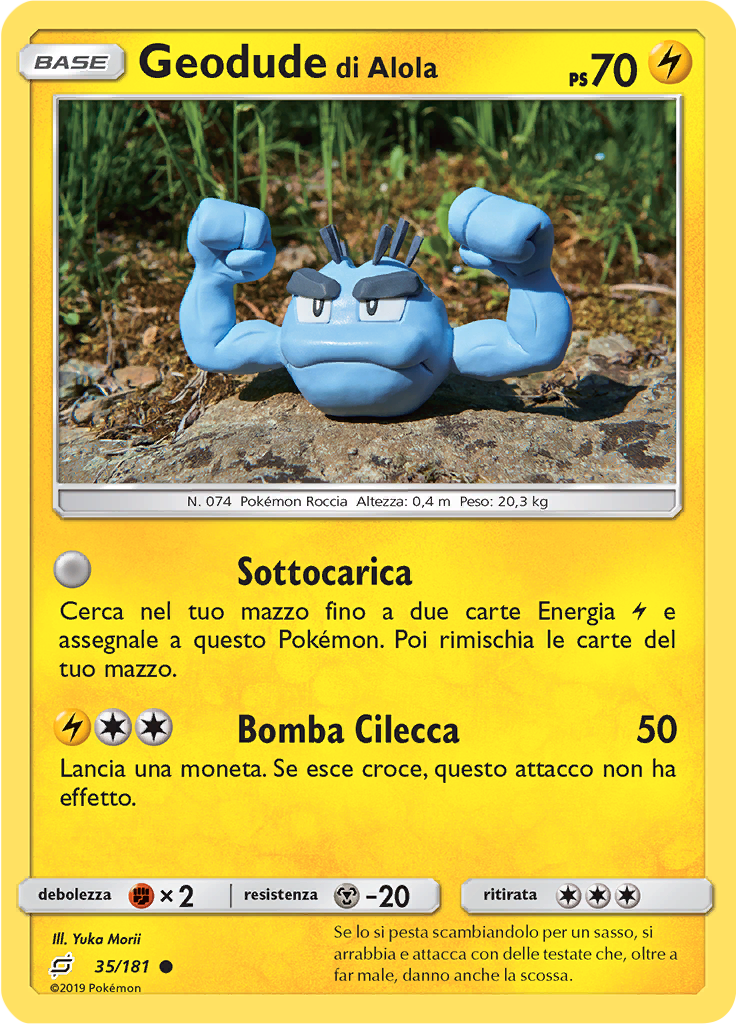 Geodude di Alola (Reverse Holo)