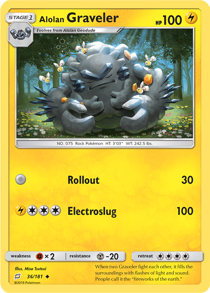 Alolan Graveler (Reverse Holo)