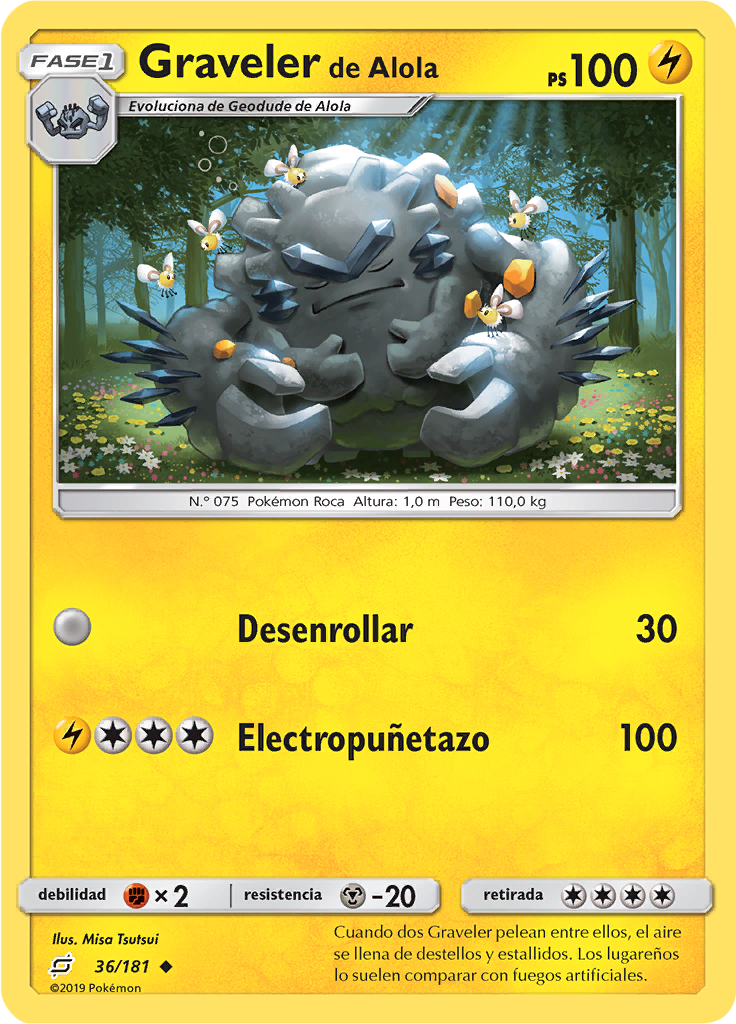 Graveler de Alola (Reverse Holo)