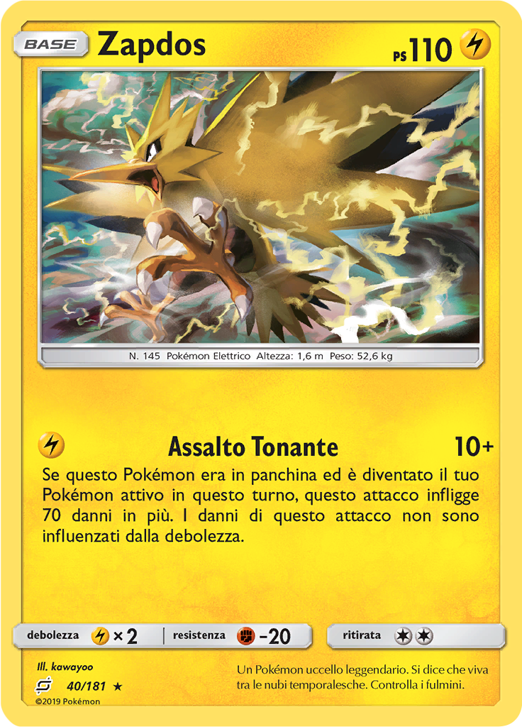 Zapdos (Reverse Holo)