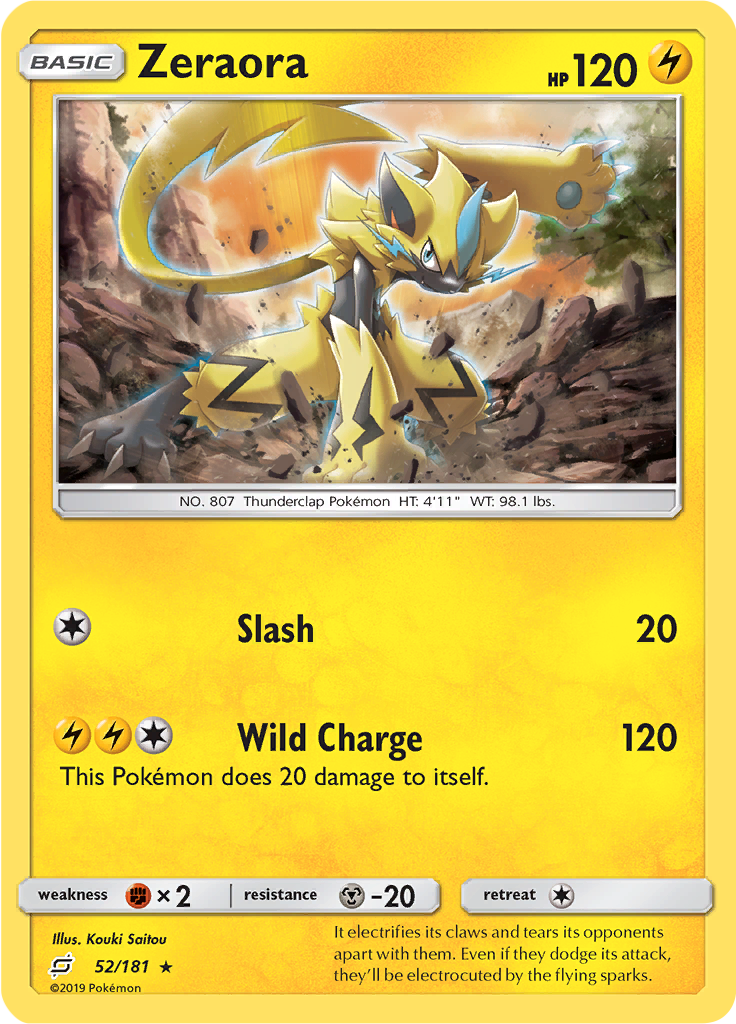 Zeraora (Reverse Holo)