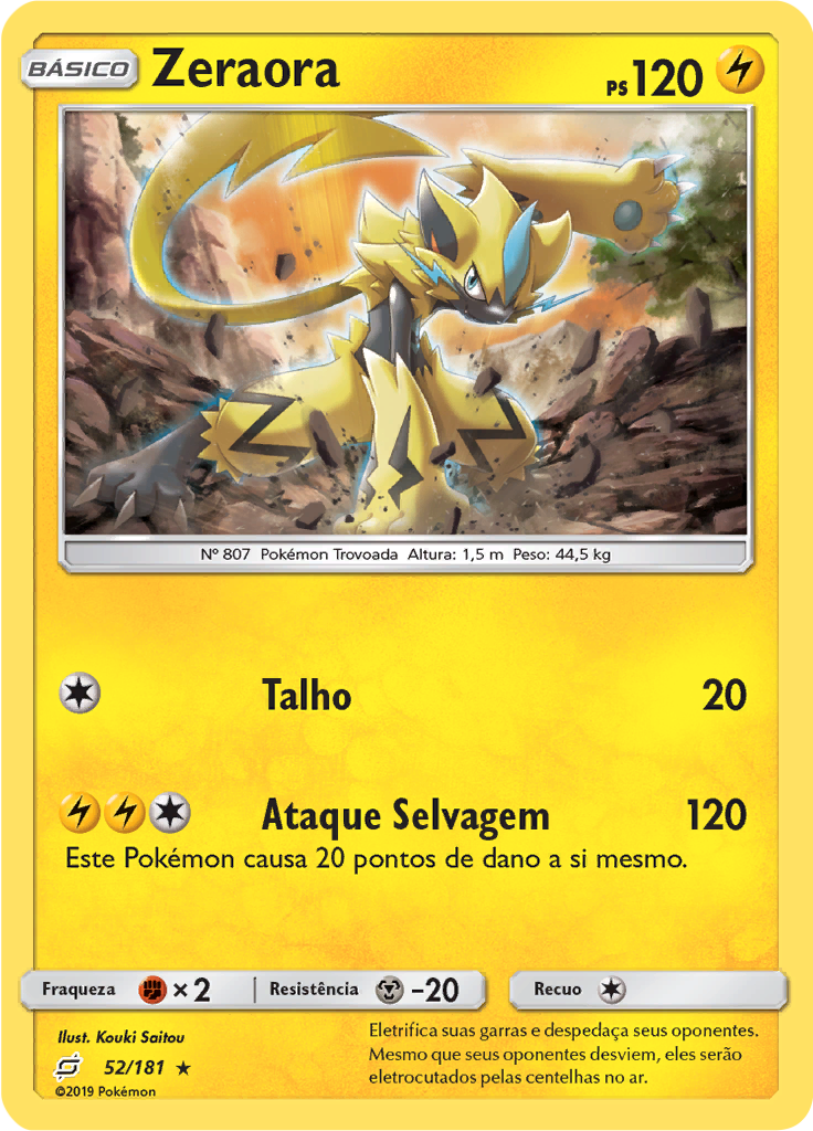 Zeraora (Reverse Holo)
