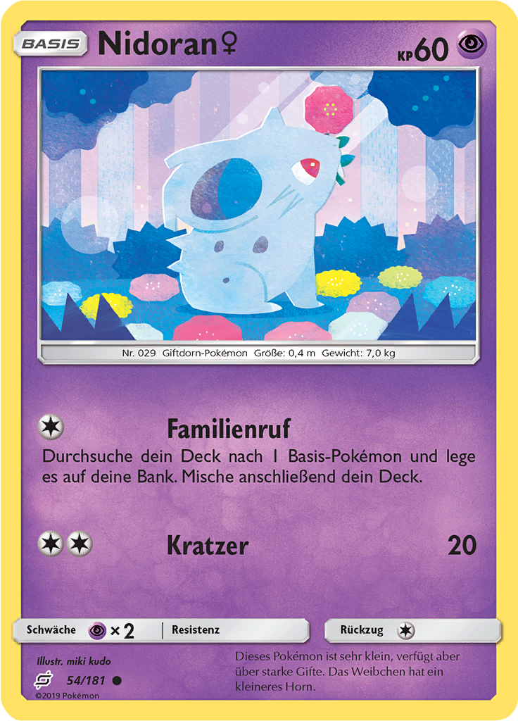 Nidoran♀ (Reverse Holo)