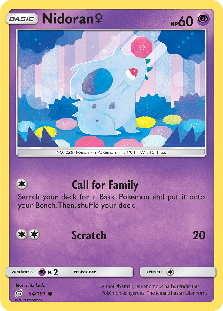 Nidoran♀ (Reverse Holo)