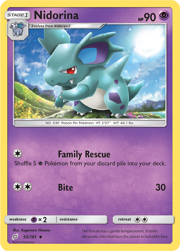 Nidorina (Reverse Holo)