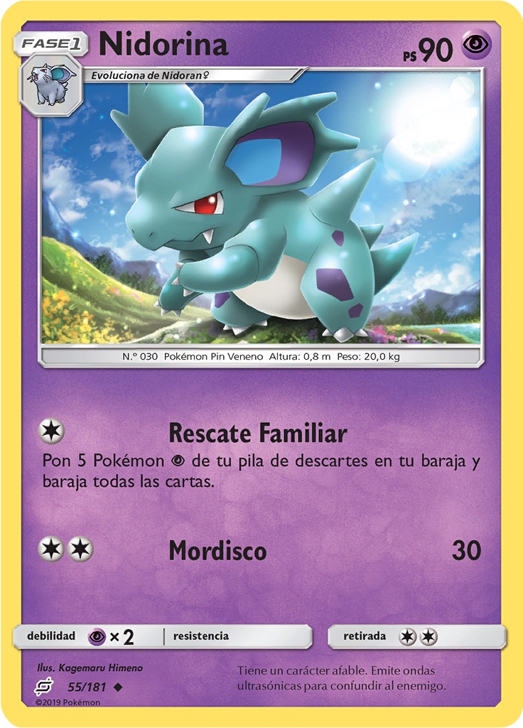 Nidorina (Reverse Holo)
