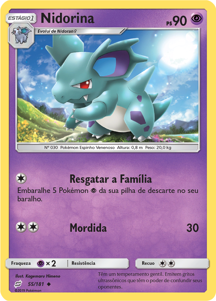 Nidorina (Reverse Holo)