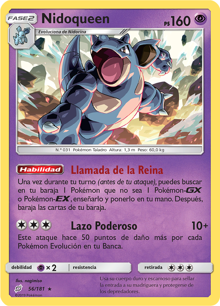 Nidoqueen (Reverse Holo)
