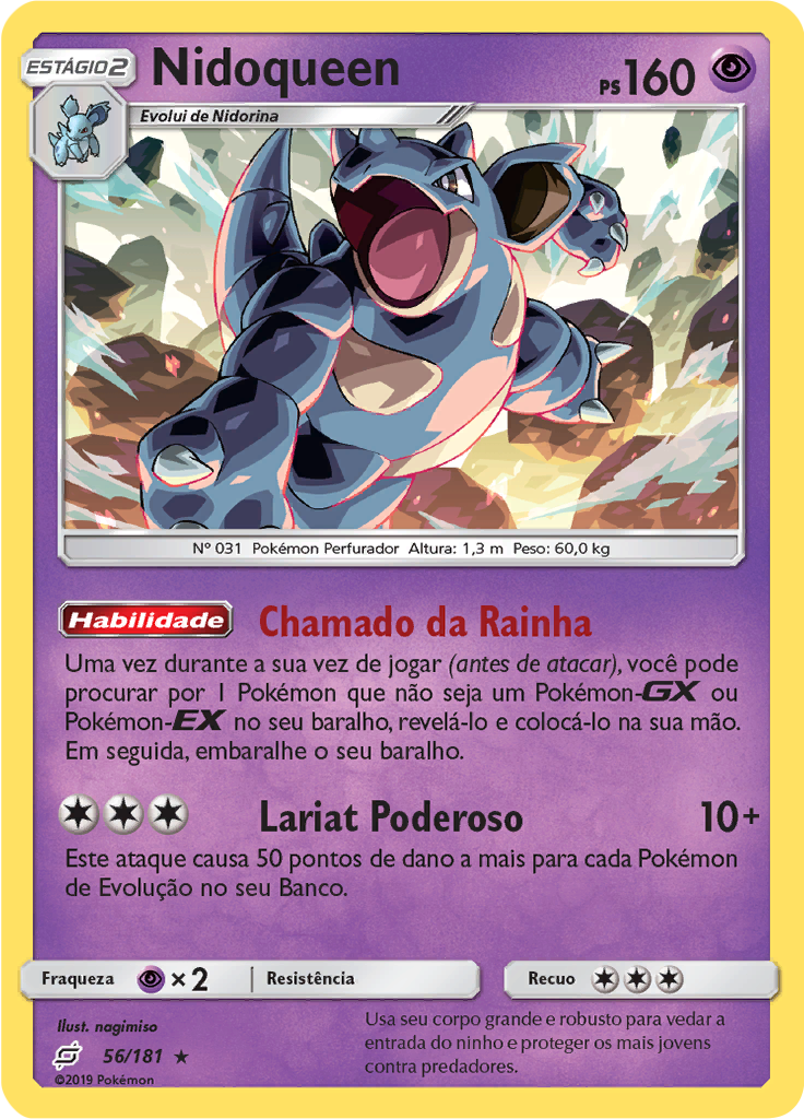 Nidoqueen (Reverse Holo)