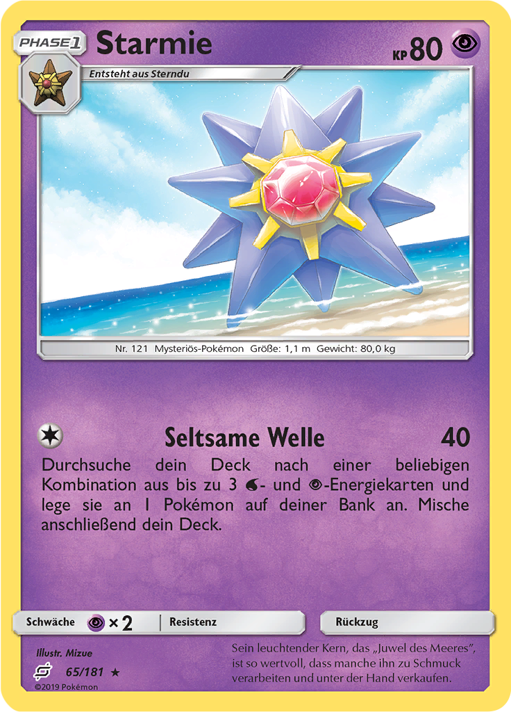 Starmie (Reverse Holo)