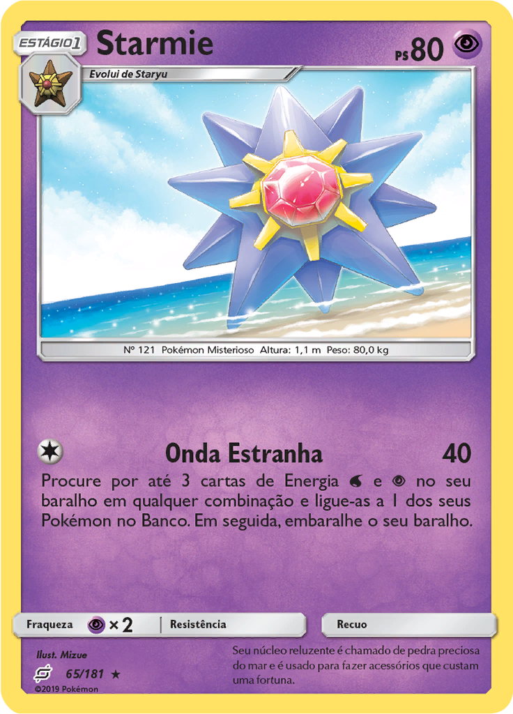 Starmie (Reverse Holo)