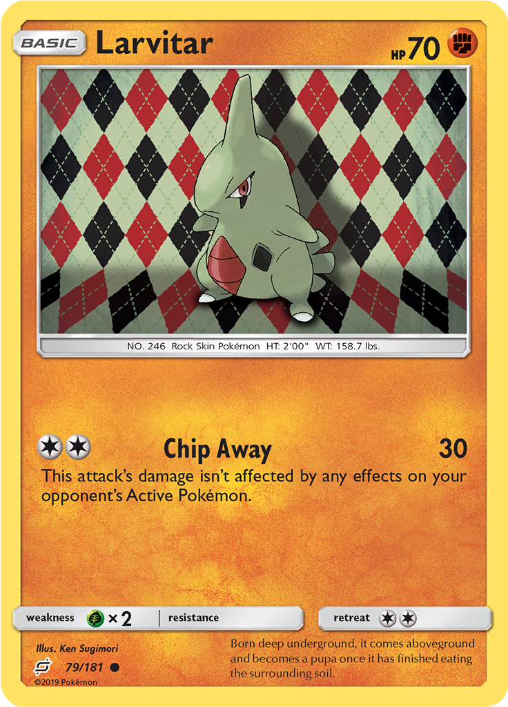 Larvitar (Reverse Holo)