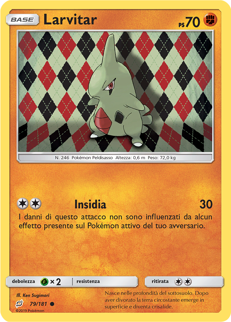 Larvitar (Reverse Holo)