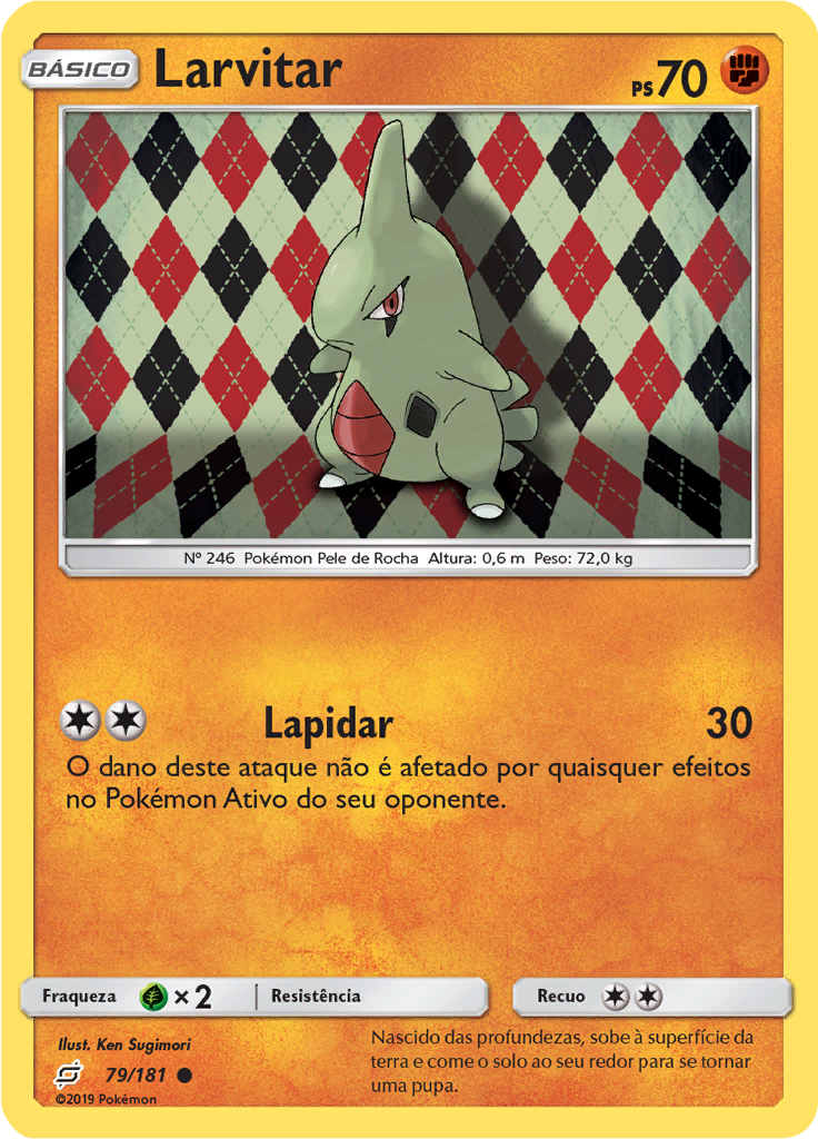 Larvitar (Reverse Holo)