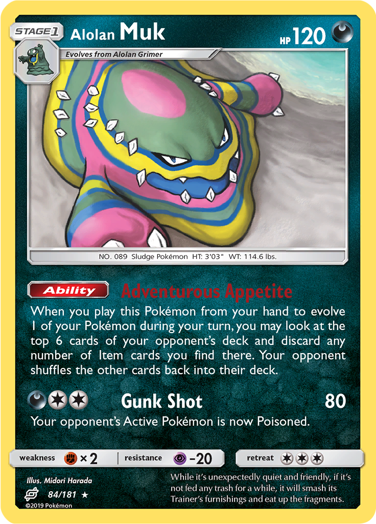 Alolan Muk (Reverse Holo)