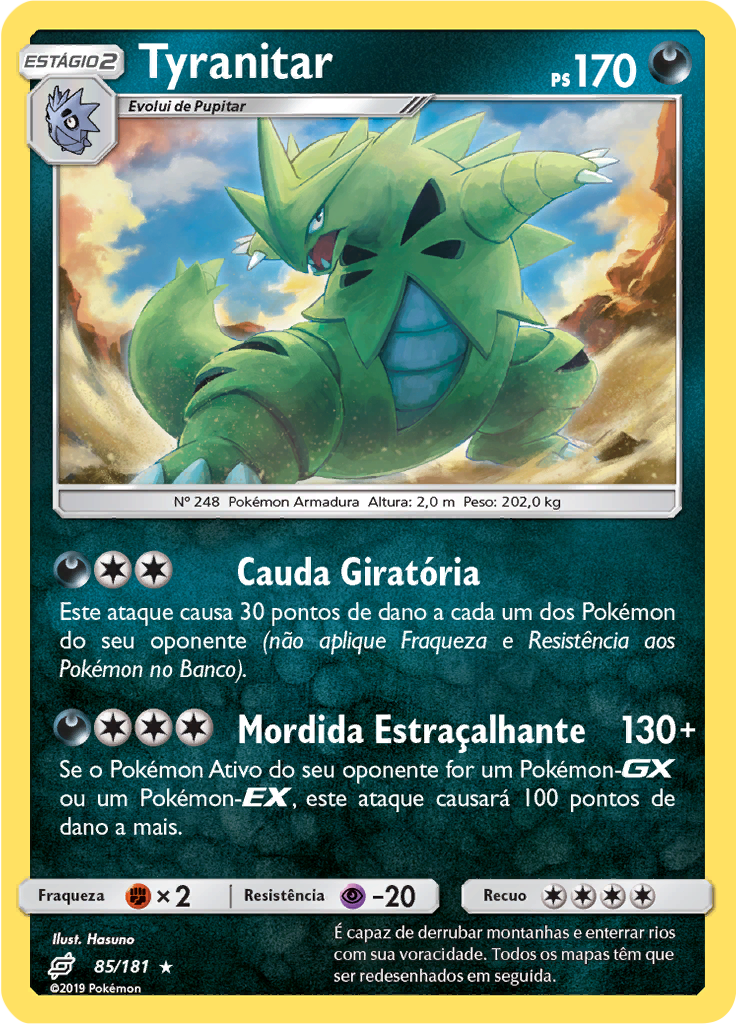 Tyranitar (Reverse Holo)