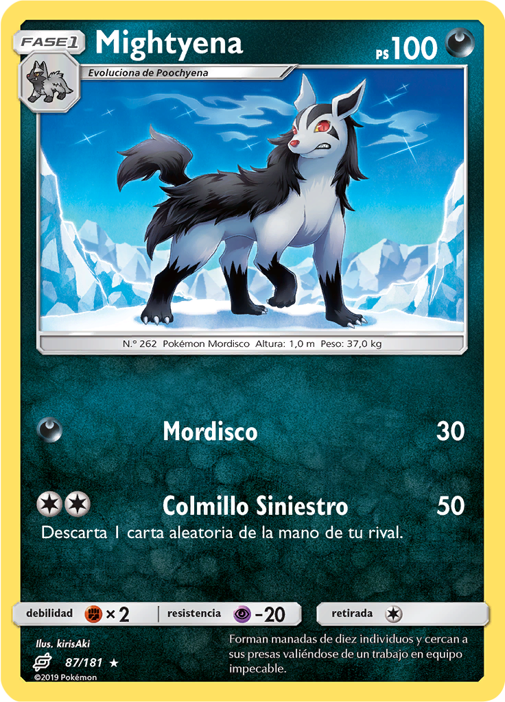 Mightyena (Reverse Holo)
