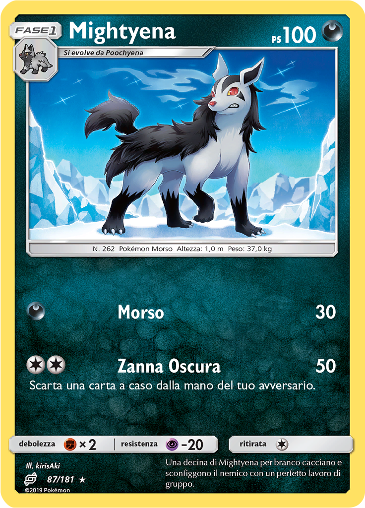 Mightyena (Reverse Holo)
