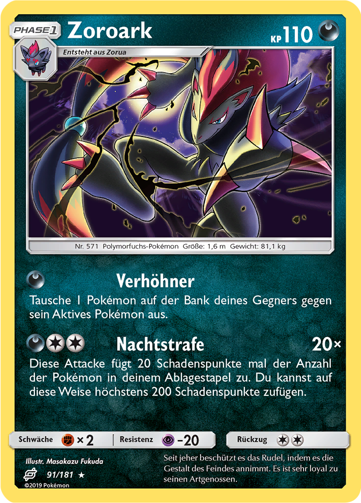 Zoroark (Reverse Holo)