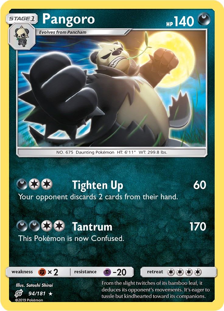 Pangoro (Reverse Holo)