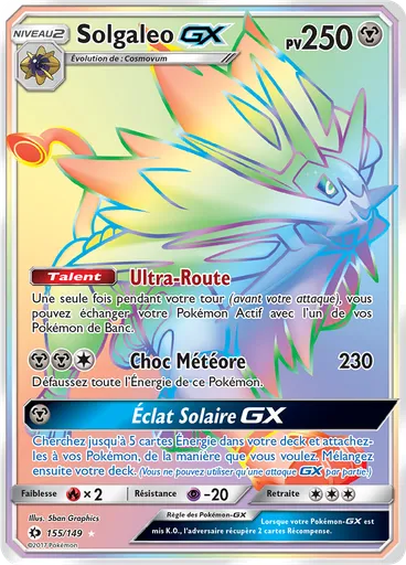 Solgaleo GX — Soleil et Lune