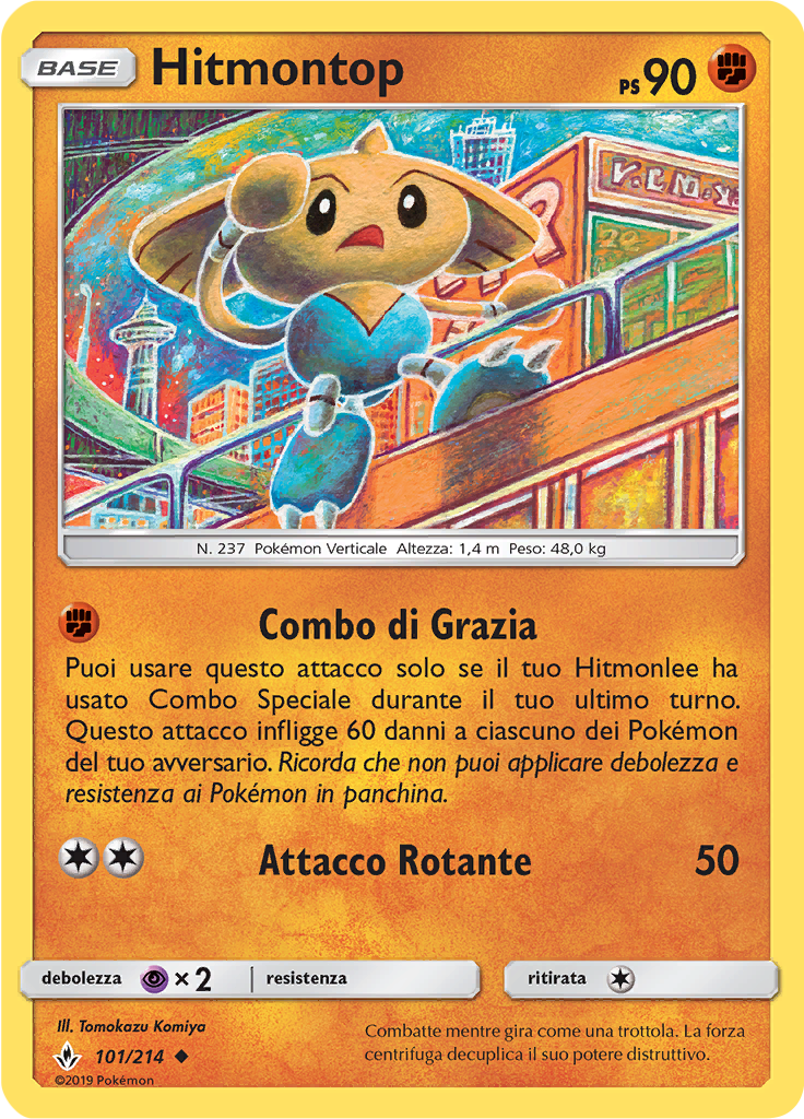 Hitmontop (Reverse Holo)