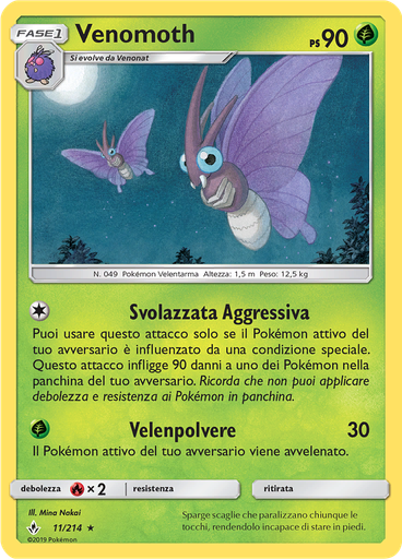 Venomoth (Reverse Holo)