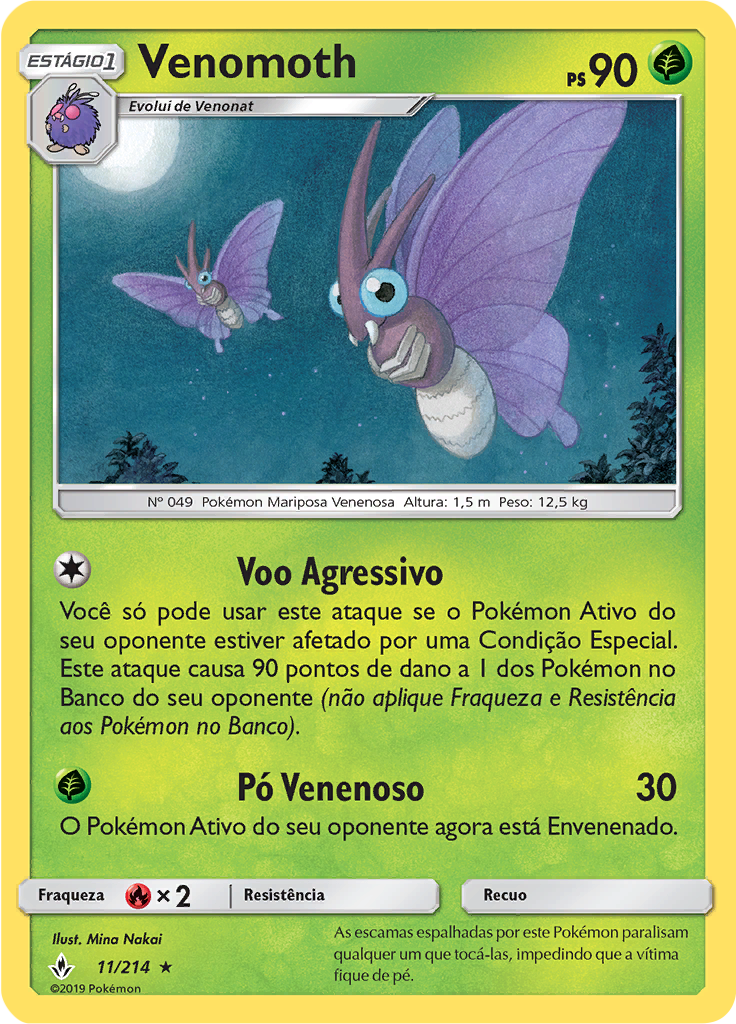 Venomoth (Reverse Holo)
