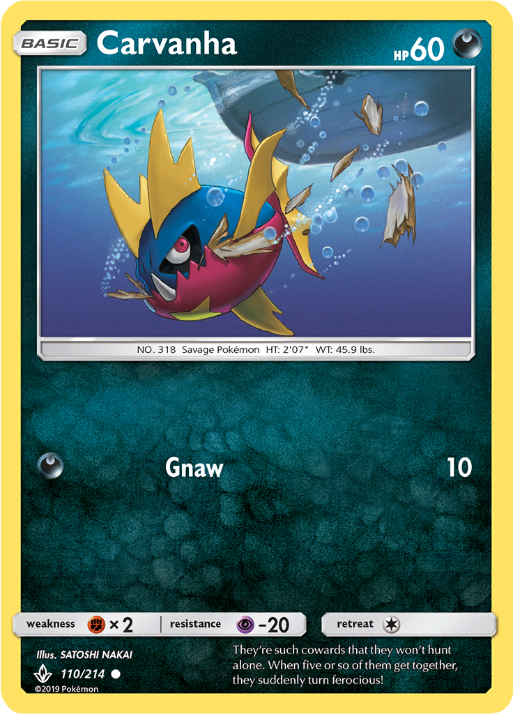 Carvanha (Reverse Holo)