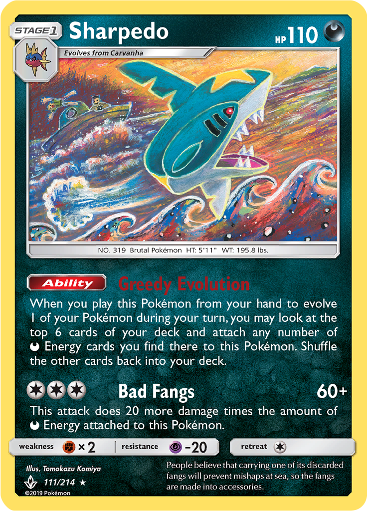 Sharpedo (Reverse Holo)