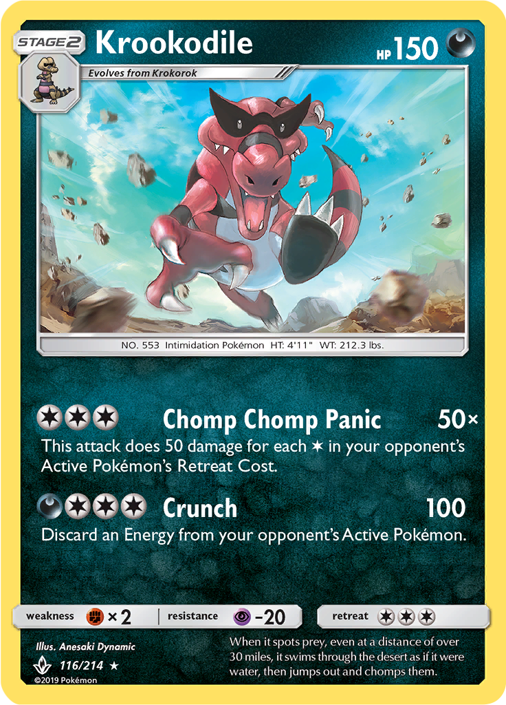 Krookodile (Reverse Holo)