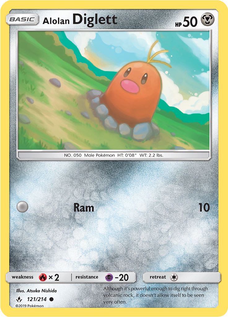 Alolan Diglett (Reverse Holo)