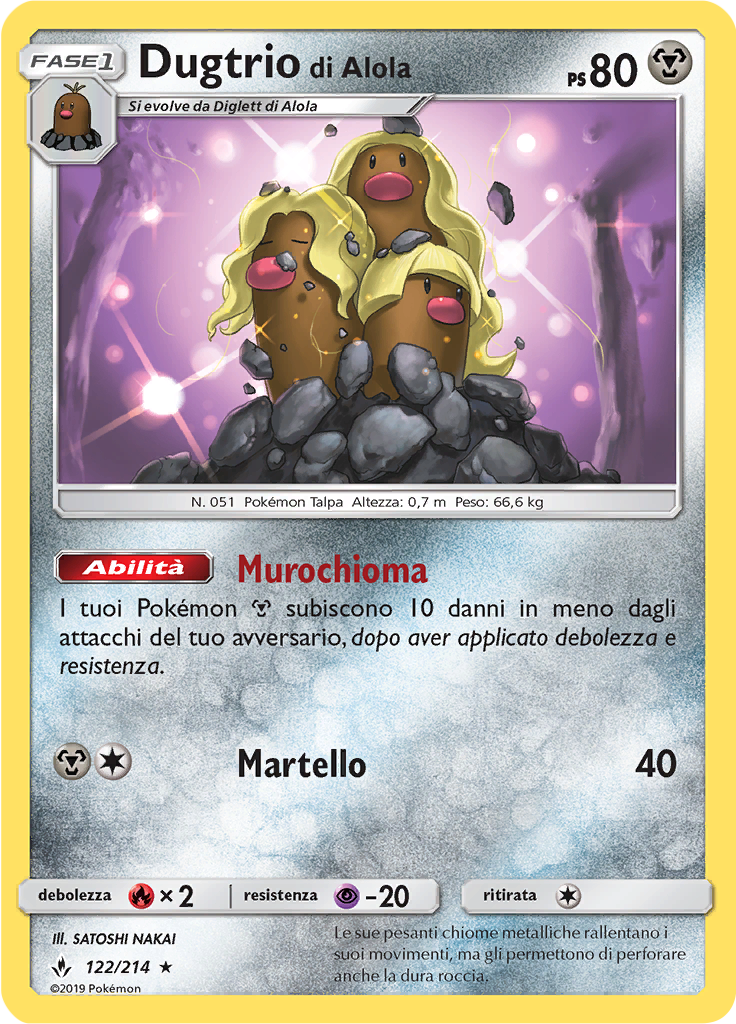 Dugtrio di Alola (Reverse Holo)