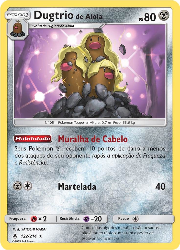 Dugtrio de Alola (Reverse Holo)