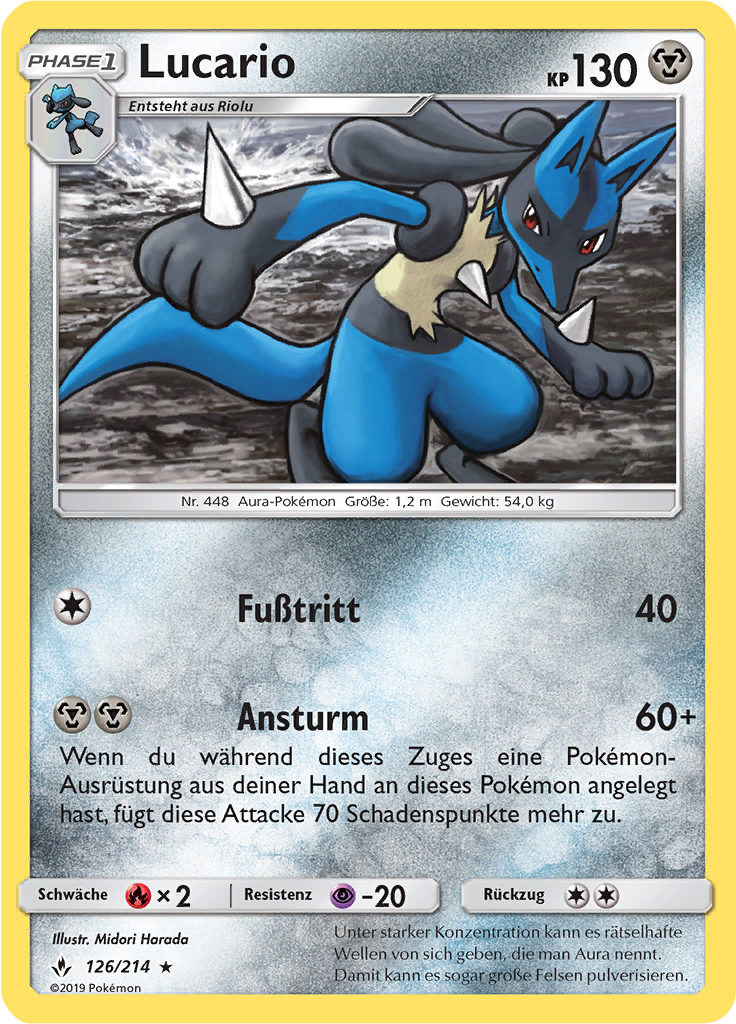 Lucario (Reverse Holo)